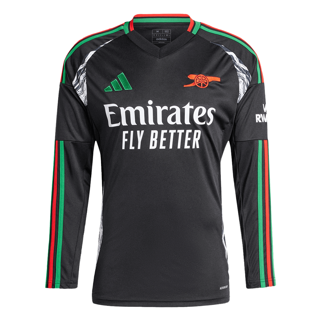 Arsenal Away Long Sleeve Soccer Jersey 2024/25