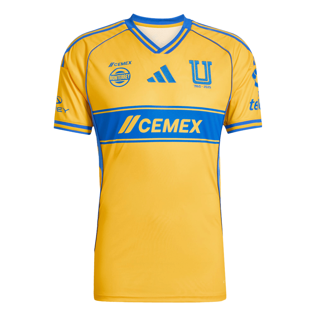 Tigres UANL Home Soccer Jersey 2025/26