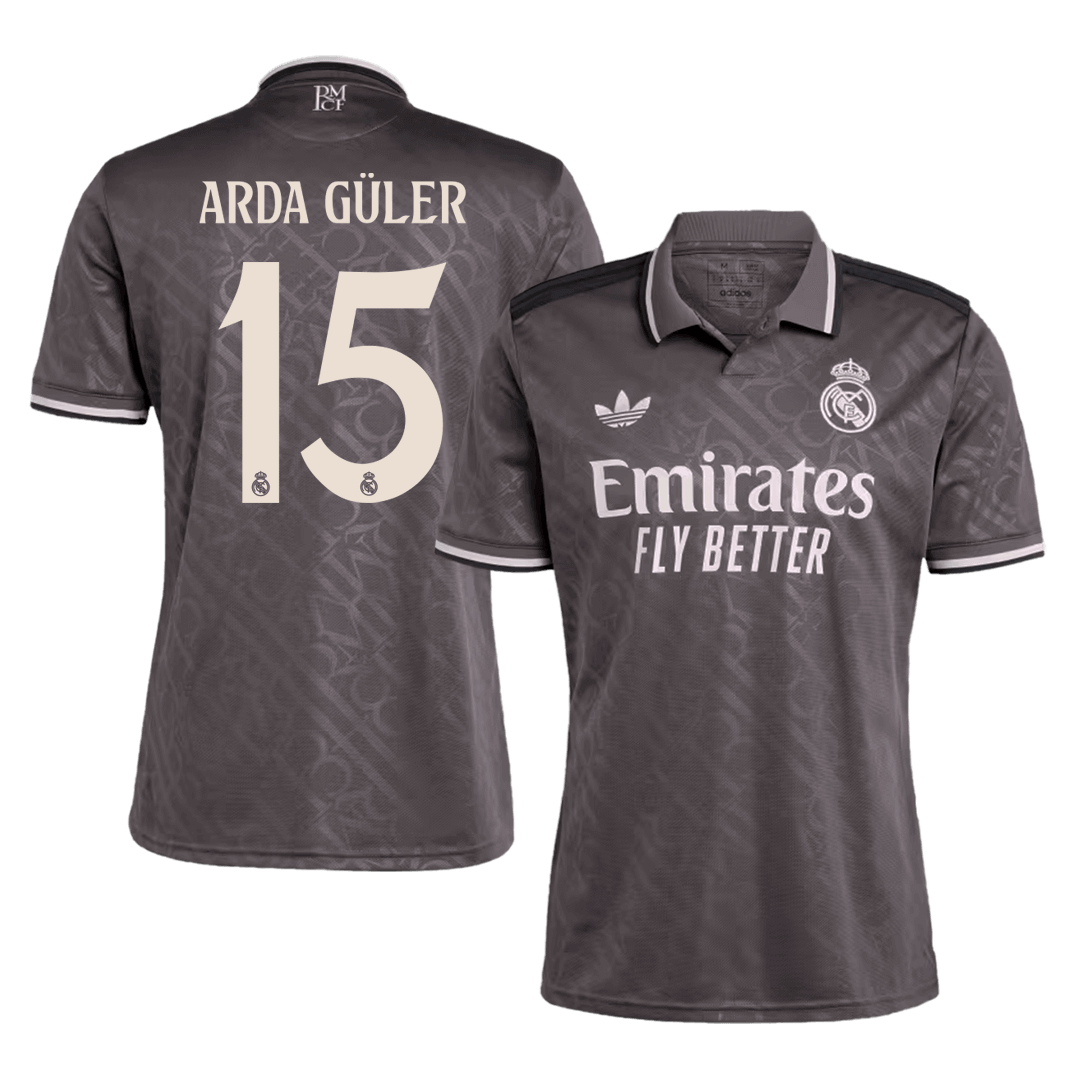 ARDA GÜLER #15 Real Madrid Third Away Soccer Jersey 2024/25