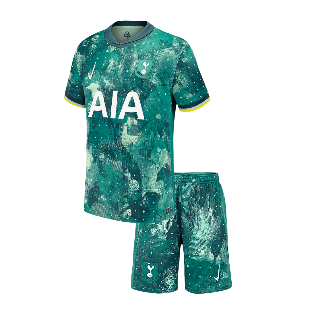 Tottenham Hotspur Third Away Kids Soccer Jerseys Kit 2024/25
