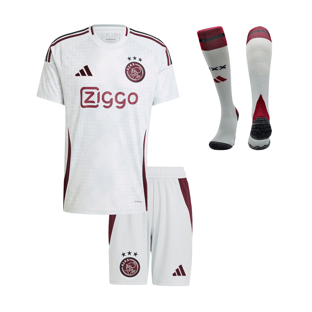 Ajax Third Away Kids Soccer Jerseys Full Kit 2024/25