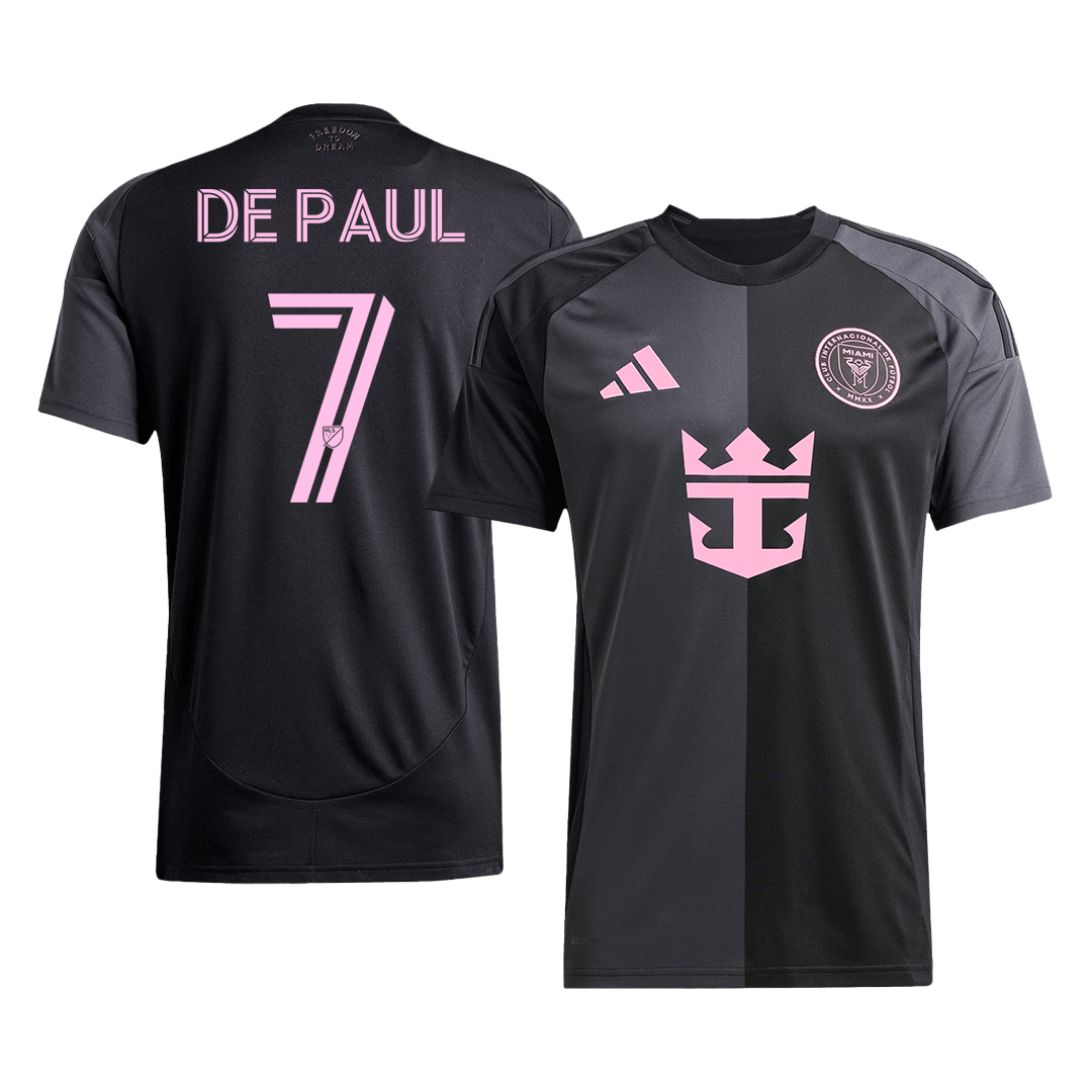 DE PAUL #7 Inter Miami CF Away Soccer Jersey 2025