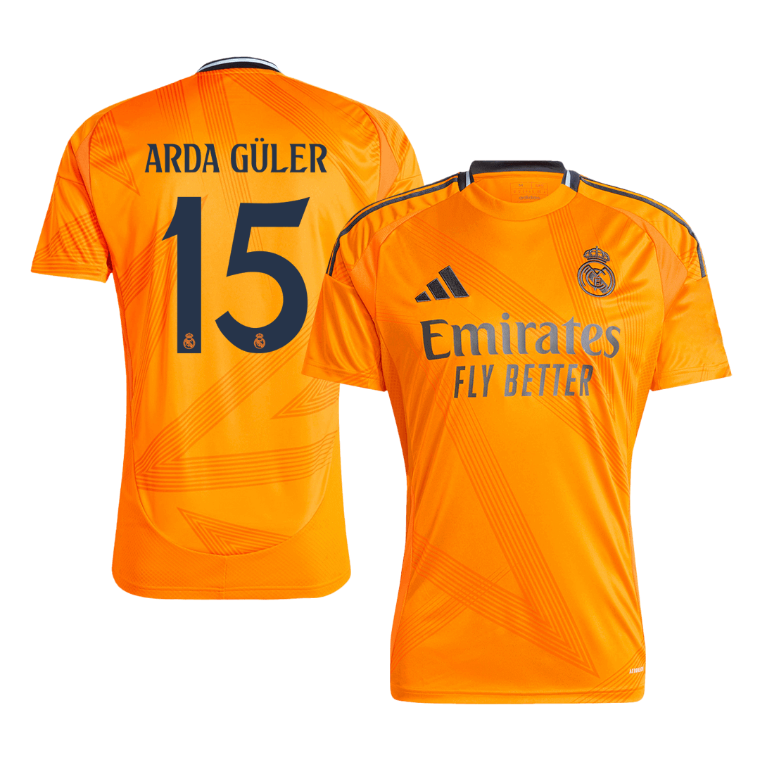 ARDA GÜLER #15 Real Madrid Away Soccer Jersey 2024/25