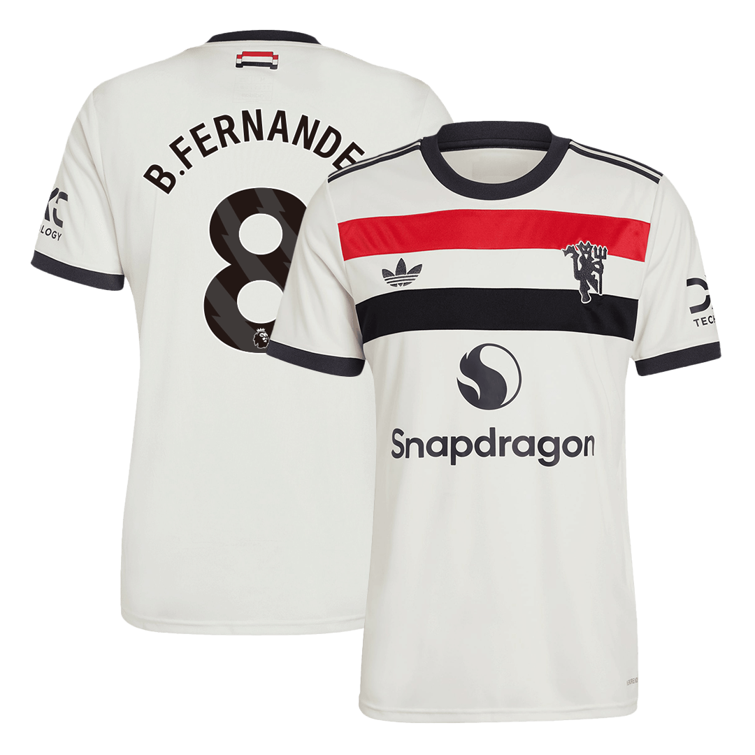 B.FERNANDES #8 Manchester United Third Away Soccer Jersey 2024/25