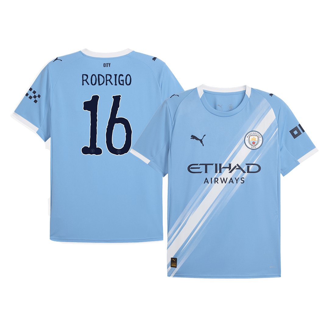 RODRIGO #16 Manchester City Home Soccer Jersey 2025/26 - Club World Cup