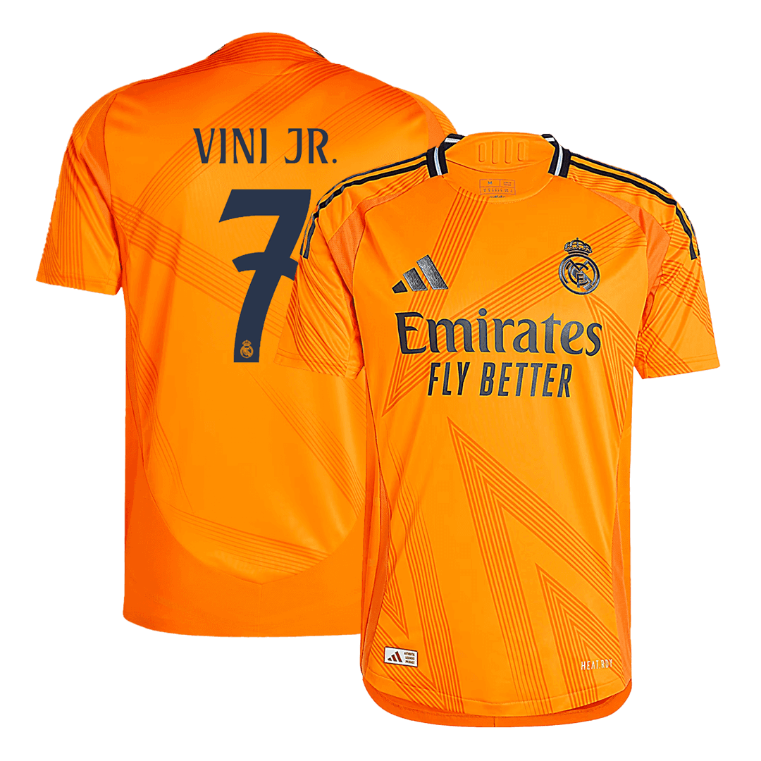 VINI JR. #7 Real Madrid Away Authentic Soccer Jersey 2024/25