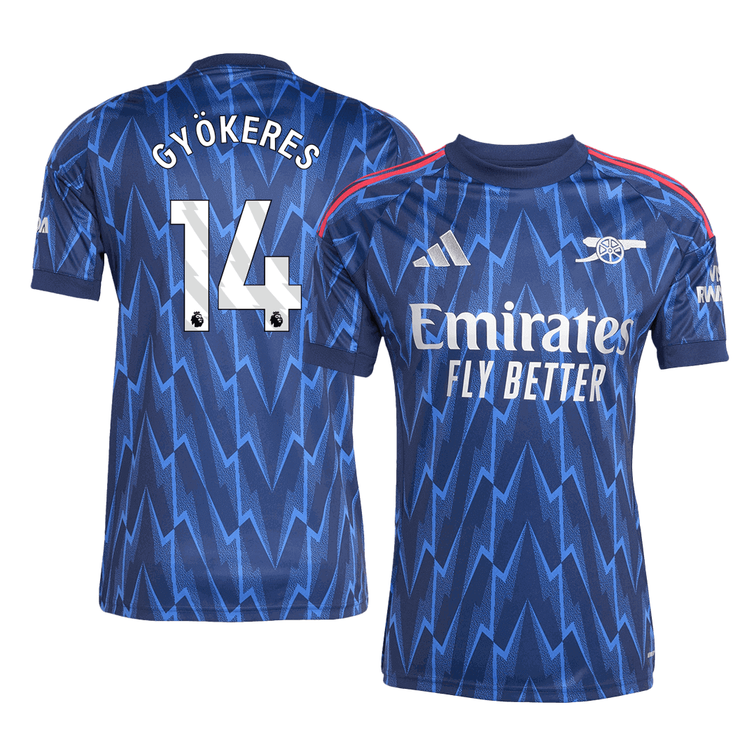 GYÖKERES #14 Arsenal Away Soccer Jersey 2025/26
