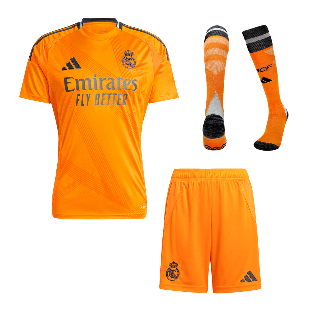 Real Madrid Away Soccer Jersey Kit(Jersey+Shorts+Socks) 2024/25