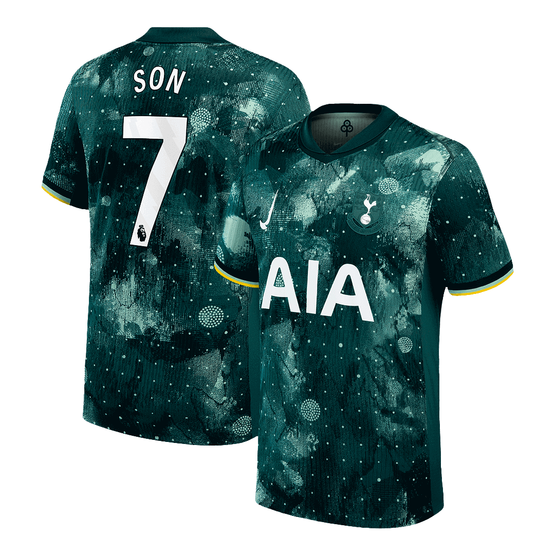 SON #7 Tottenham Hotspur Third Away Authentic Soccer Jersey 2024/25