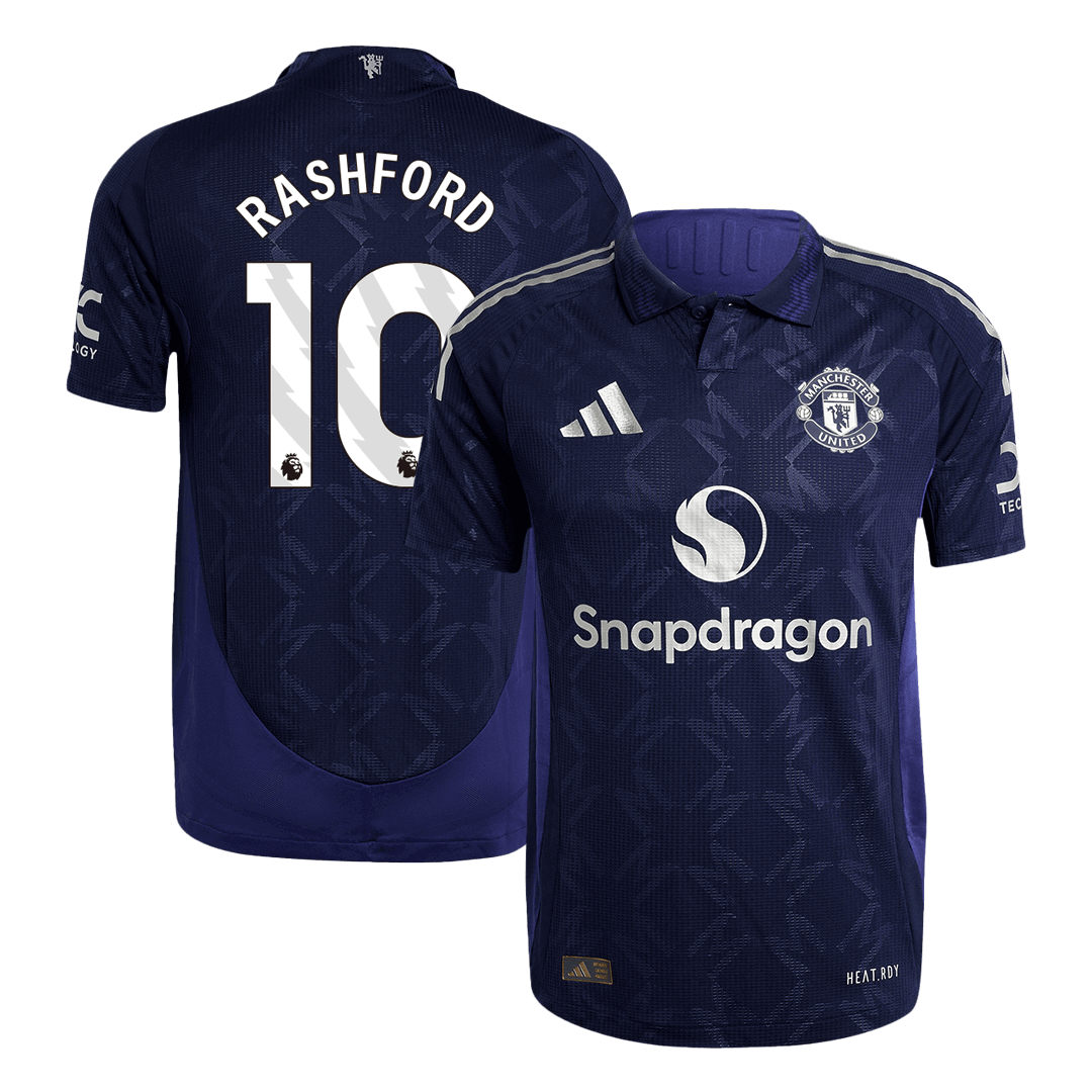 RASHFORD #10 Manchester United Away Authentic Soccer Jersey 2024/25