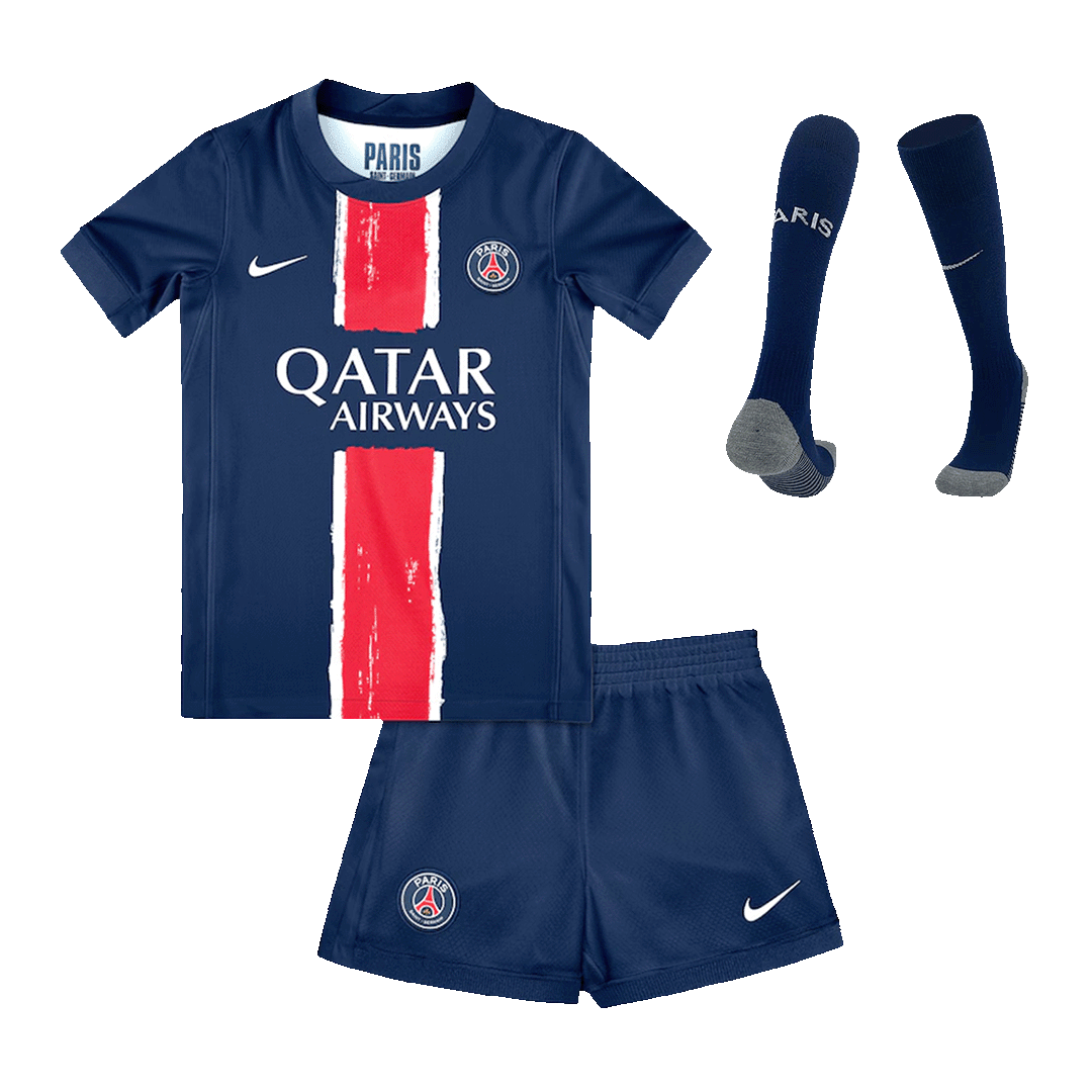 PSG Home Kids Soccer Jerseys Full Kit 2024/25