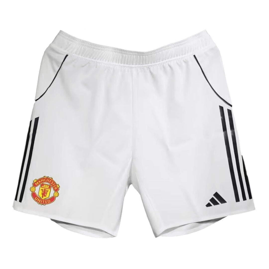 Manchester United Home Authentic Soccer Shorts 2025/26