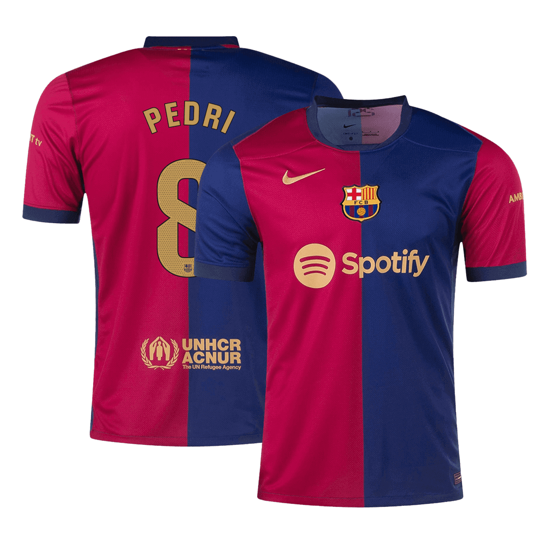PEDRI #8 Barcelona Home Soccer Jersey 2024/25