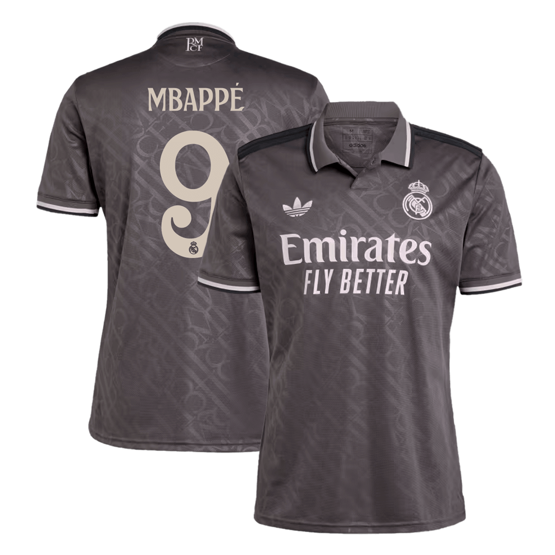 MBAPP #9 Real Madrid Third Away Soccer Jersey 2024/25