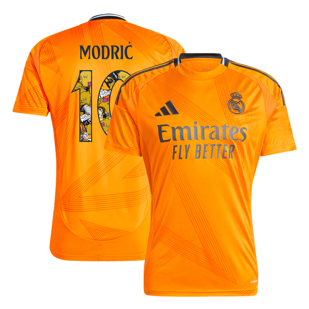 MODRI #10 Real Madrid Away Soccer Jersey 2024/25 - Bear Champ Font