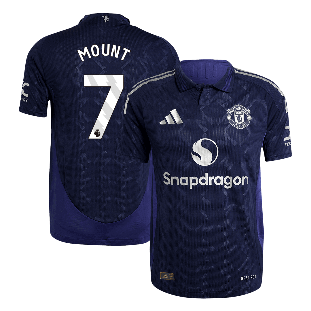 MOUNT #7 Manchester United Away Authentic Soccer Jersey 2024/25