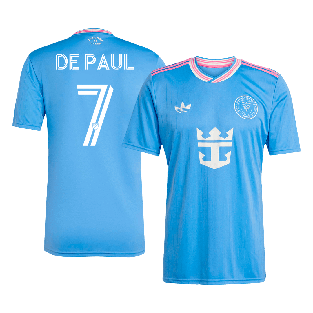 DE PAUL #7 Inter Miami CF Third Away Soccer Jersey 2025