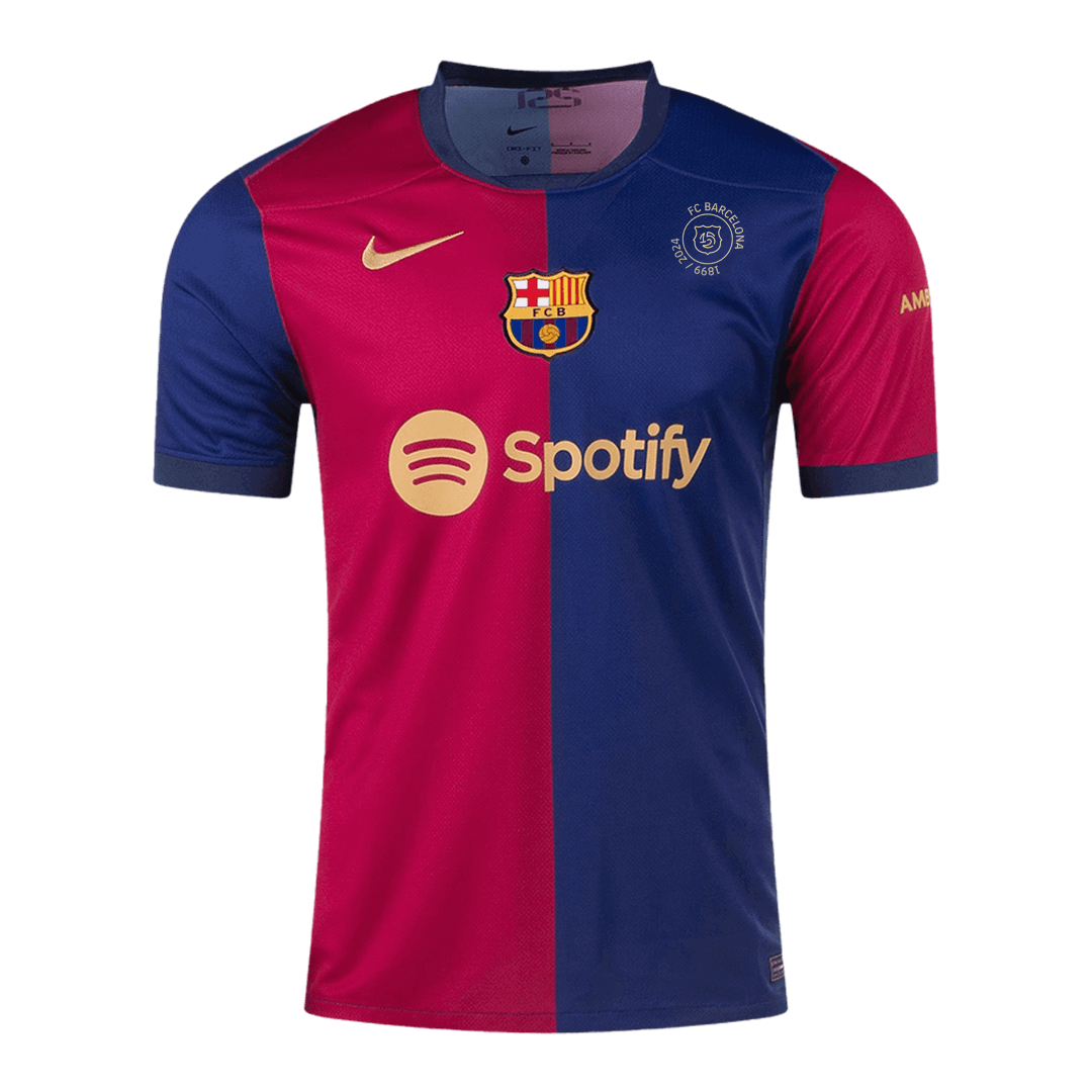 Barcelona Home Soccer Jersey 2024/25 - 125th Anniversary