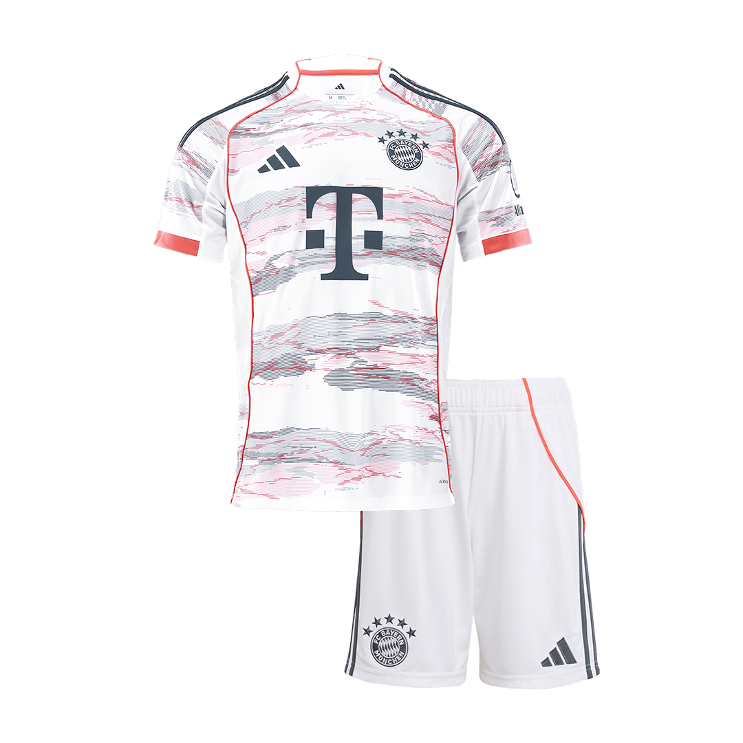 Bayern Munich Away Kids Soccer Jerseys Kit 2025/26